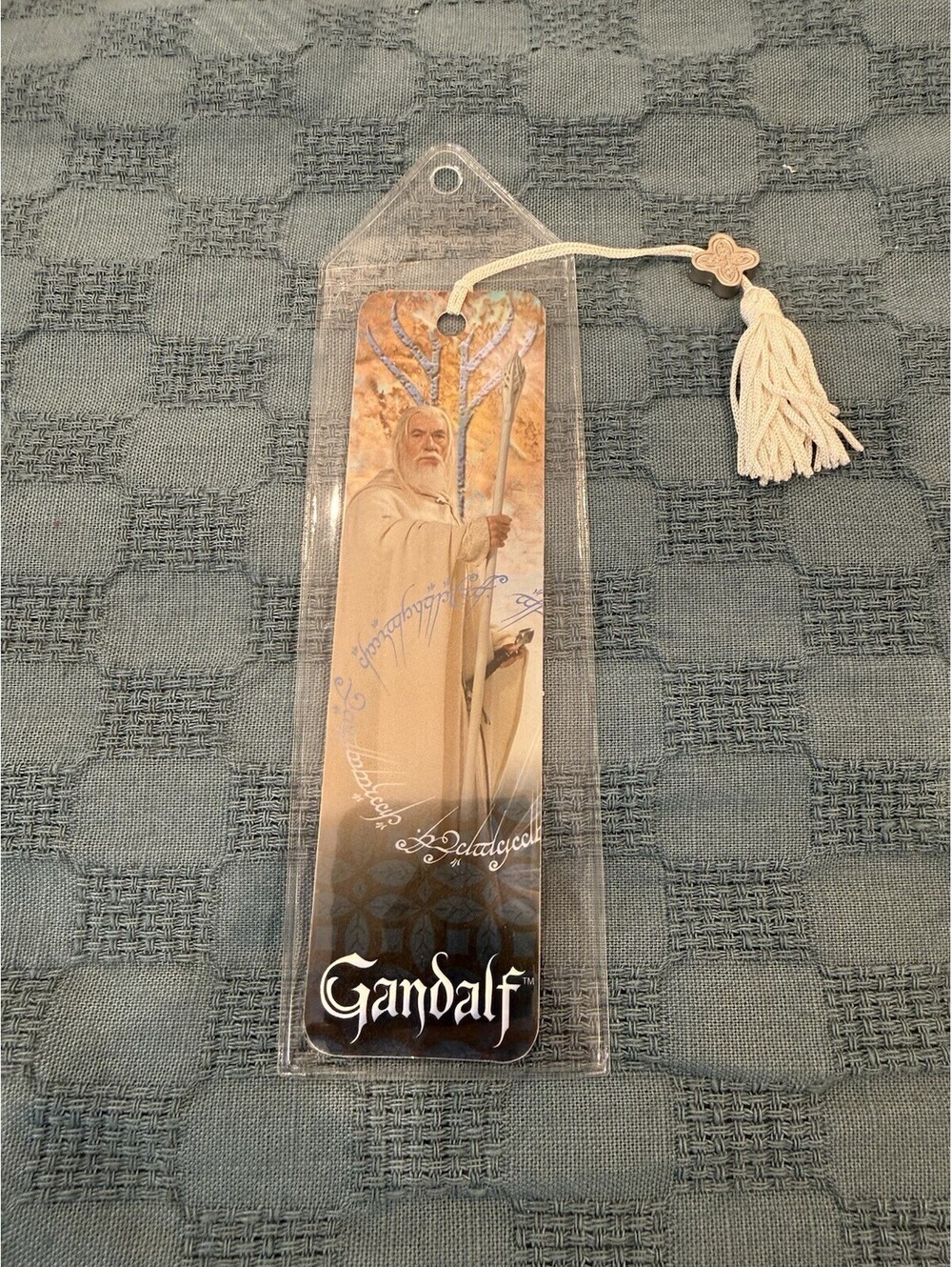 VTG 2002 Lord of the Rings Two Towers Gandalf Bookmark Antioch Tassel Charm